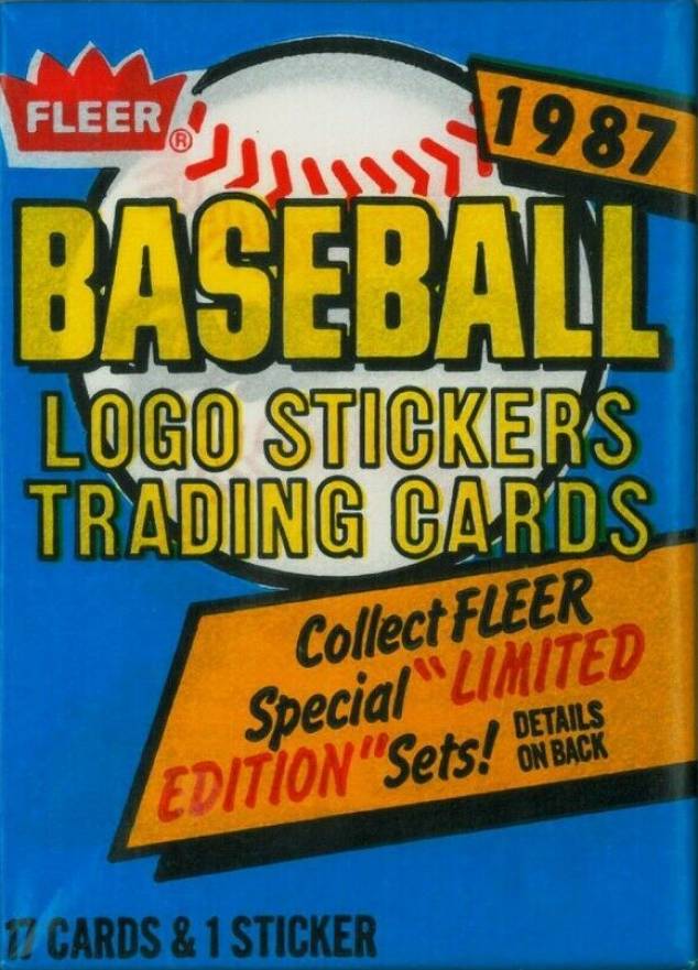 1987 Fleer Wax Pack #WP Baseball Card
