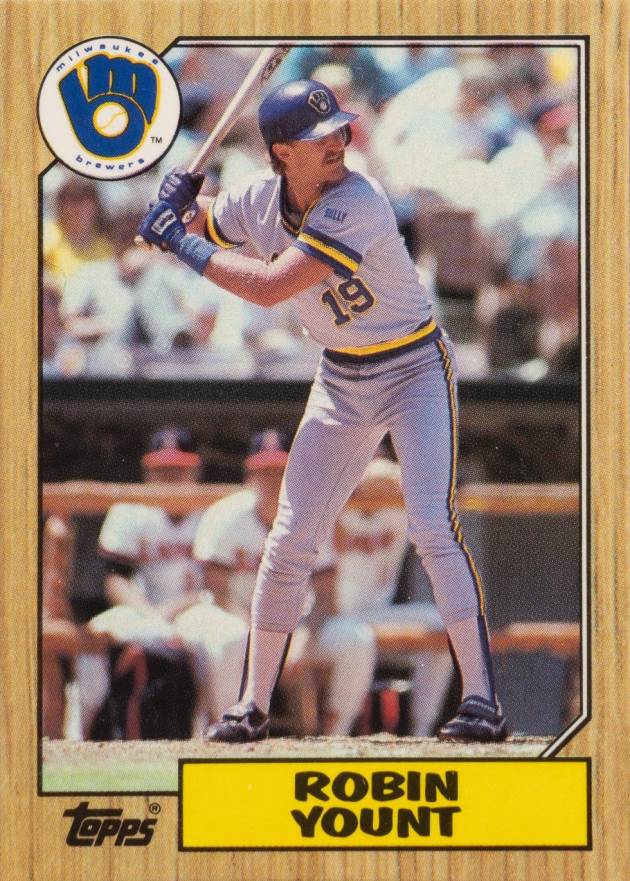 1987 Topps Tiffany Robin Yount #773 Baseball Card