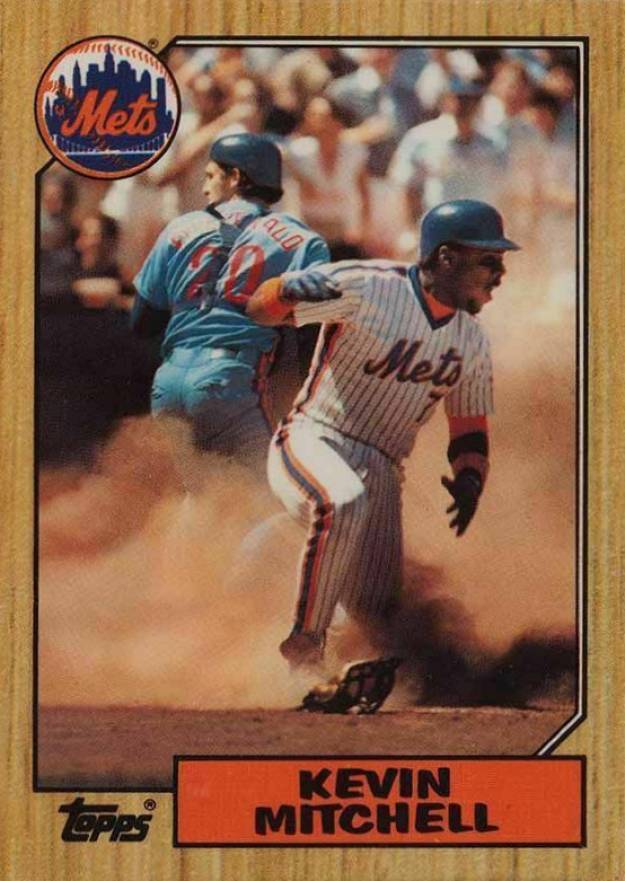 1987 Topps Tiffany Kevin Mitchell #653 Baseball Card