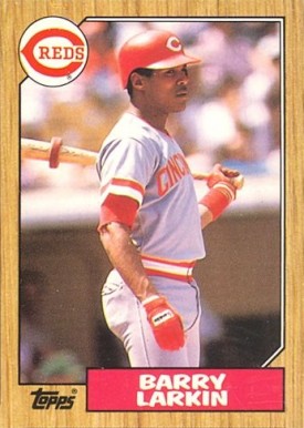 1987 Topps Tiffany Barry Larkin #648 Baseball Card