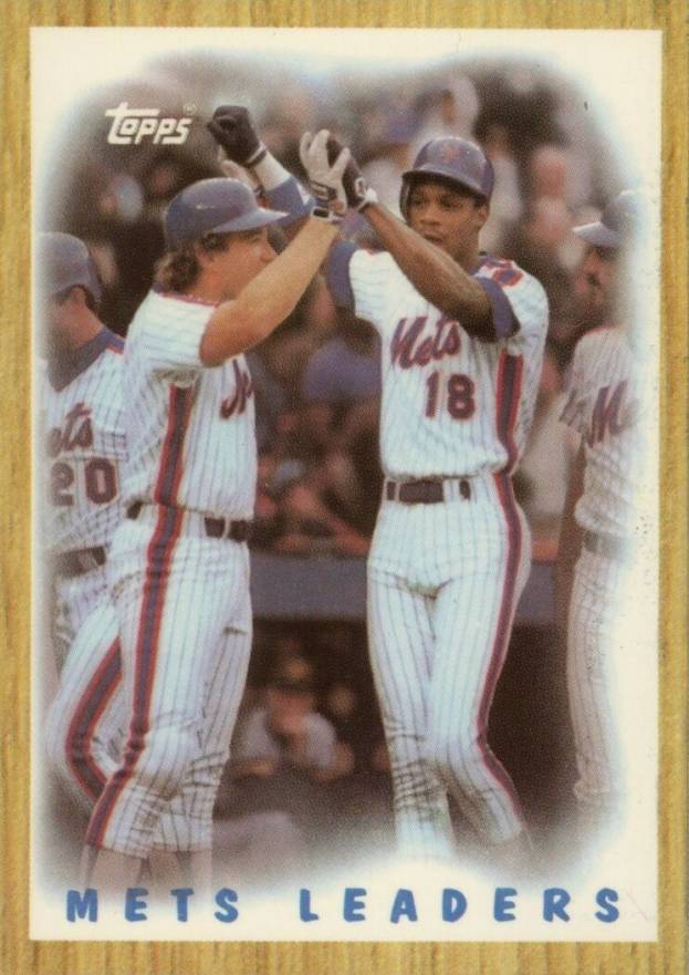 1987 Topps Tiffany Mets Leaders #331 Baseball Card