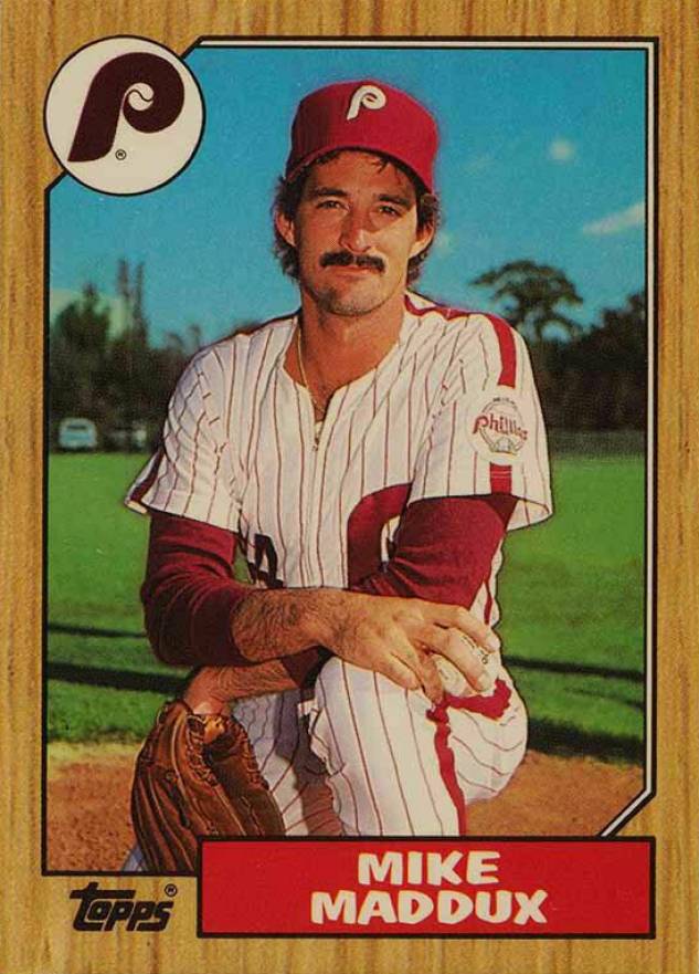 1987 Topps Tiffany Mike Maddux #553 Baseball Card