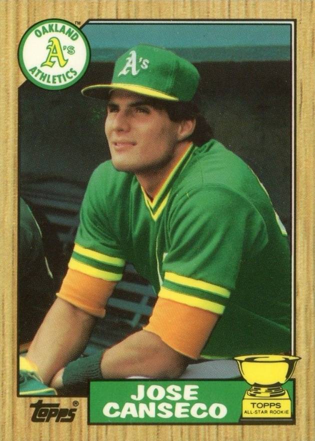 1987 Topps Tiffany Jose Canseco #620 Baseball Card