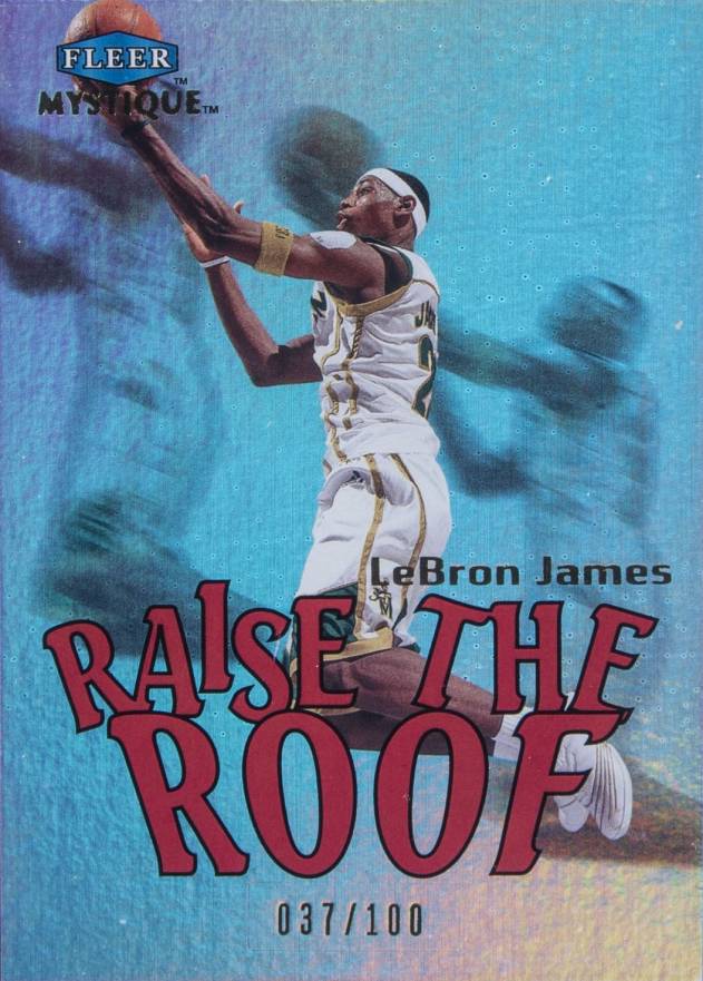 2012 Fleer Retro Mystique Raise The Roof  LeBron James #5 Basketball Card