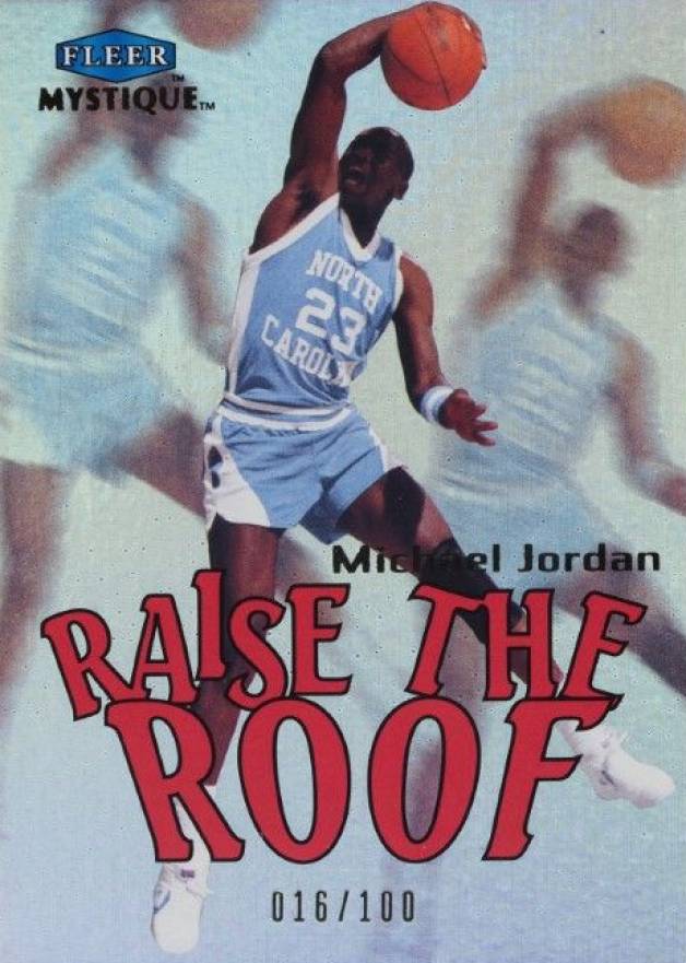 2012 Fleer Retro Mystique Raise The Roof  Michael Jordan #4 Basketball Card