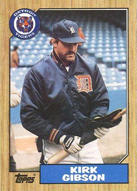 1987 Topps Kirk Gibson #765 Baseball Card
