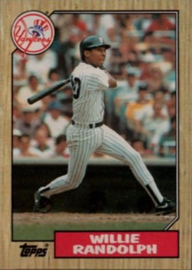 1987 Topps Willie Randolph #701 Baseball Card