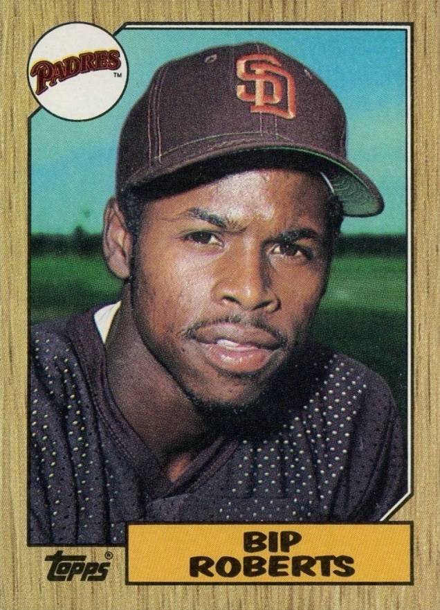 1987 Topps Bip Roberts #637 Baseball Card