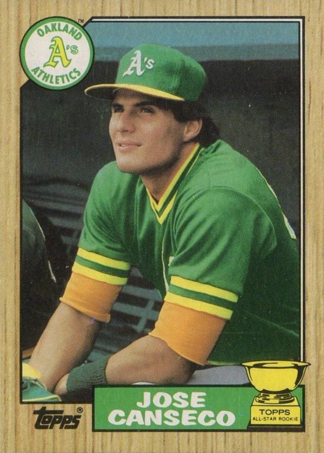 1987 Topps Jose Canseco #620 Baseball Card