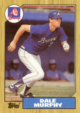 1987 Topps Dale Murphy #490 Baseball Card