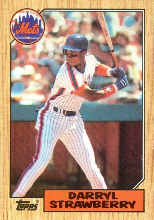 1987 Topps Darryl Strawberry #460 Baseball Card