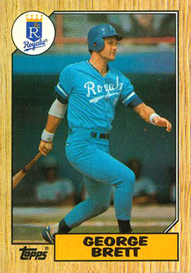 1987 Topps George Brett #400 Baseball Card