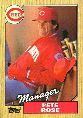 1987 Topps Pete Rose #393 Baseball Card