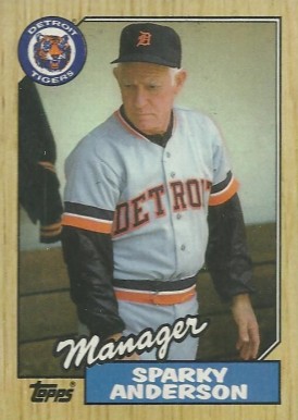 1987 Topps Sparky Anderson #218 Baseball Card