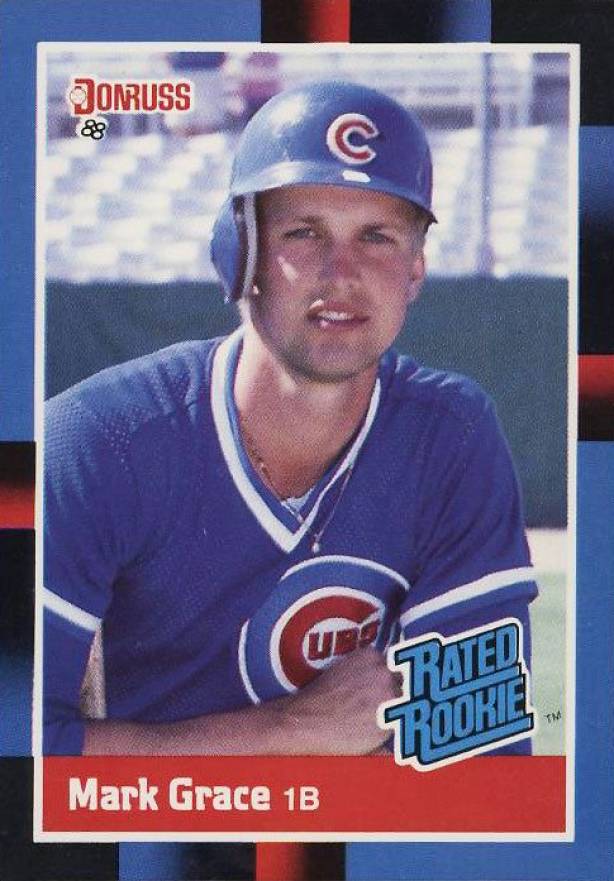 1988 Donruss Mark Grace #40 Baseball Card