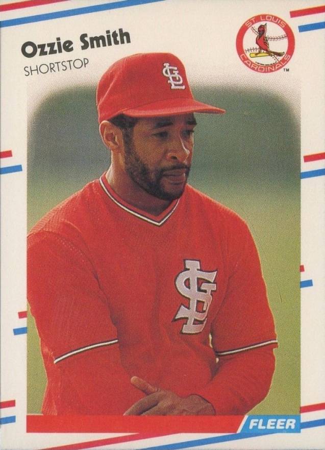 1988 Fleer Ozzie Smith #47 Baseball Card