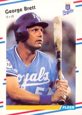 1988 Fleer George Brett #254 Baseball Card