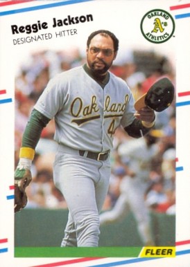 1988 Fleer Reggie Jackson #283 Baseball Card