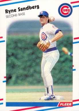 1988 Fleer Ryne Sandberg #431 Baseball Card