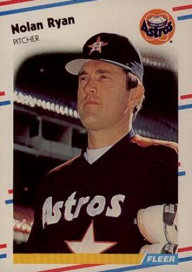 1988 Fleer Nolan Ryan #455 Baseball Card