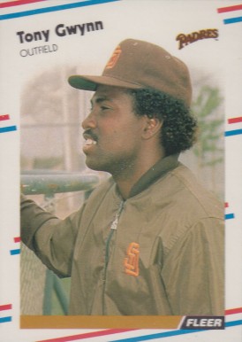 1988 Fleer Tony Gwynn #585 Baseball Card