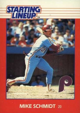 1988 Kenner Starting Lineup Mike Schmidt # Baseball Card