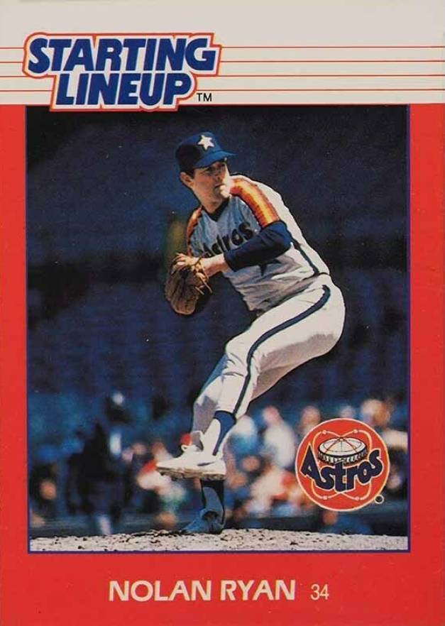 1988 Kenner Starting Lineup Nolan Ryan # Baseball Card