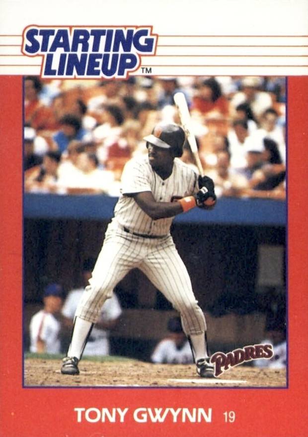 1988 Kenner Starting Lineup Tony Gwynn # Baseball Card