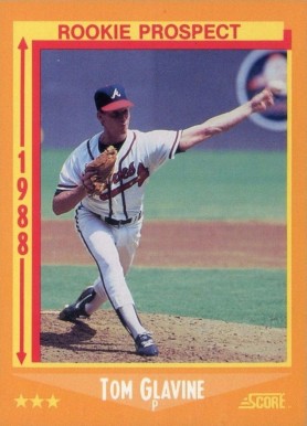 1988 Score Tom Glavine #638 Baseball Card