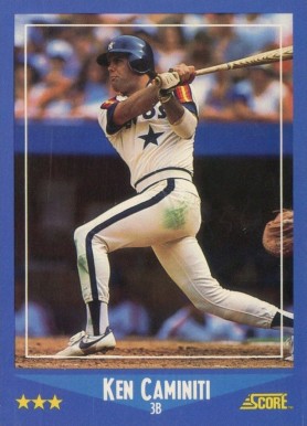 1988 Score Ken Caminiti #164 Baseball Card