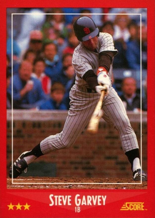 1988 Score Steve Garvey #225 Baseball Card