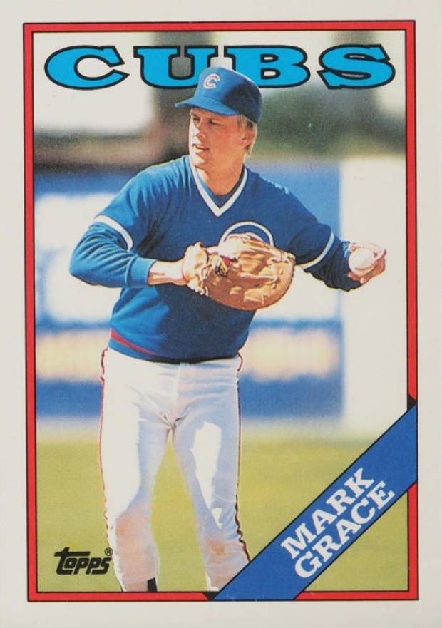 1988 Topps Traded Mark Grace #42T Baseball Card
