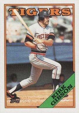 1988 Topps Kirk Gibson #605 Baseball Card
