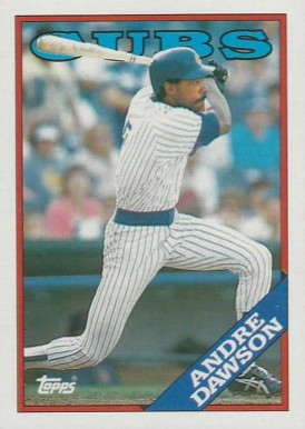 1988 Topps Andre Dawson #500 Baseball Card