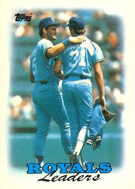 1988 Topps Royals Leaders #141 Baseball Card
