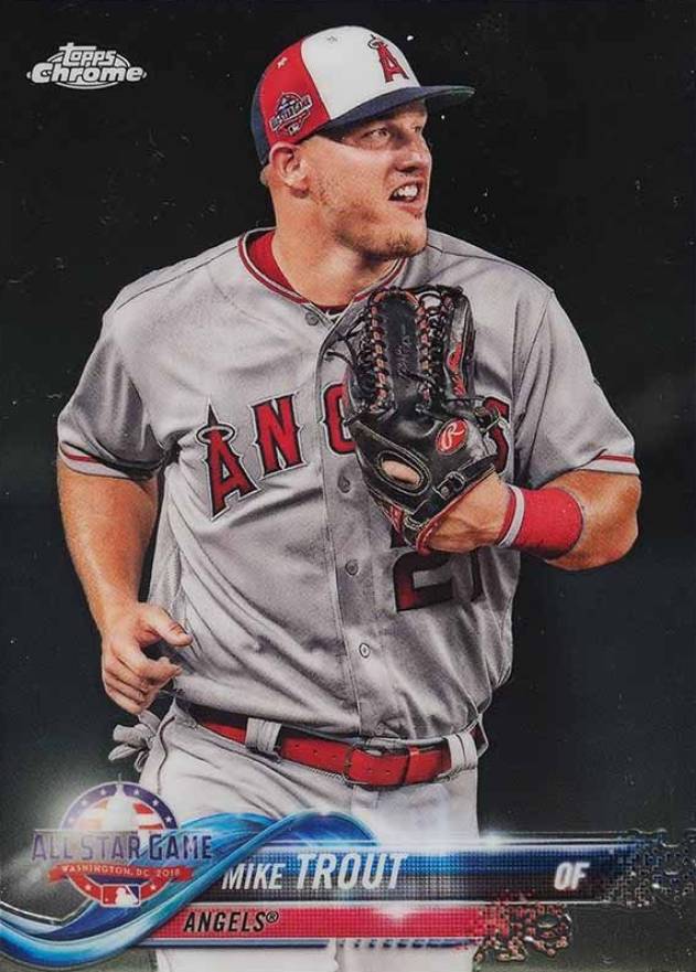 2018 Topps Chrome Update Mike Trout #HMT69 Baseball Card