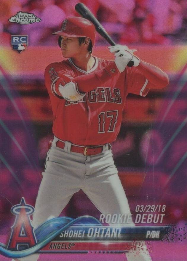 2018 Topps Chrome Update Shohei Ohtani #HMT32 Baseball Card
