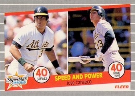 1989 Fleer Glossy Speed And Power #628 Baseball Card