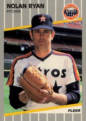 1989 Fleer Glossy Nolan Ryan #368 Baseball Card