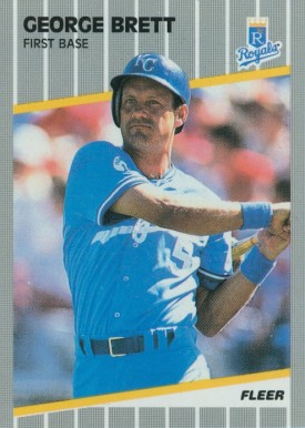 1989 Fleer Glossy George Brett #277 Baseball Card