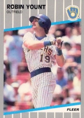 1989 Fleer Glossy Robin Yount #200 Baseball Card