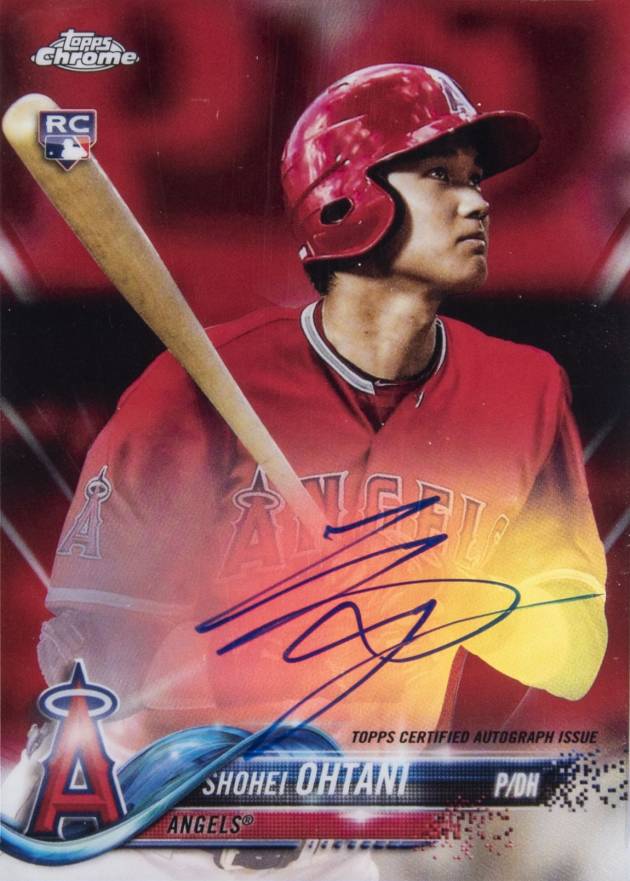 2018 Topps Chrome Rookie Autograph Shohei Ohtani #RA-SO Baseball Card