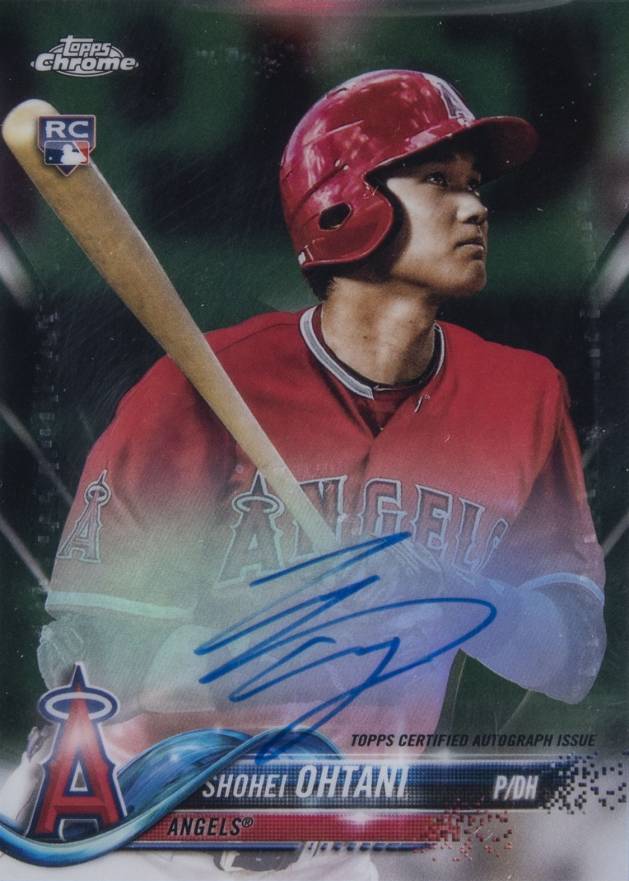 2018 Topps Chrome Rookie Autograph Shohei Ohtani #RA-SO Baseball Card