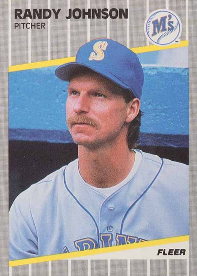 1989 Fleer Update Randy Johnson #U-59 Baseball Card