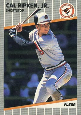 1989 Fleer Cal Ripken Jr. #617 Baseball Card