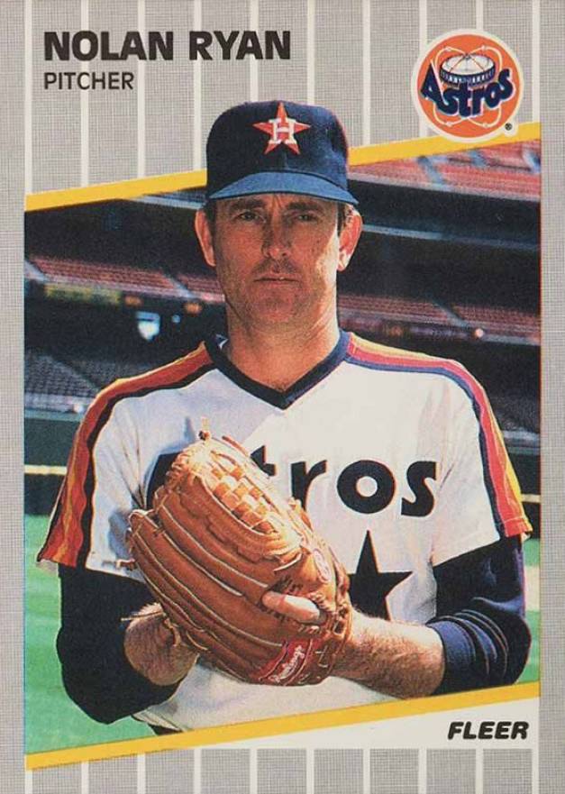 1989 Fleer Nolan Ryan #368 Baseball Card