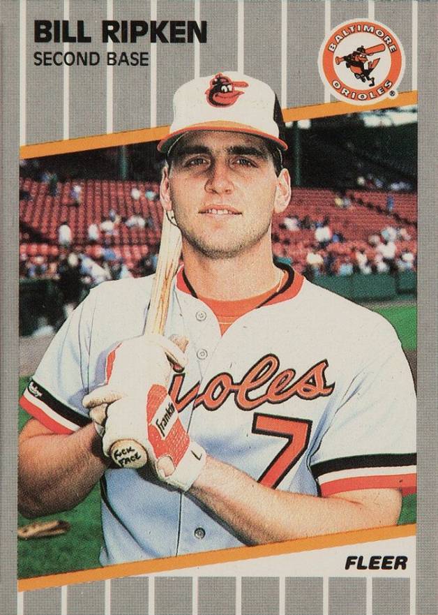 1989 Fleer Bill Ripken #616ff Baseball Card
