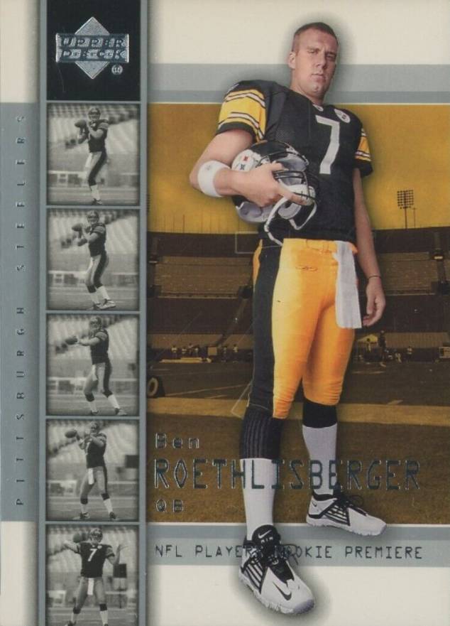 2004 Upper Deck Rookie Premiere Ben Roethlisberger #2 Football Card