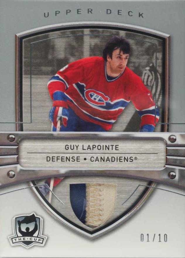 2005 Upper Deck the Cup Patch Guy Lapointe #P-58 Hockey Card