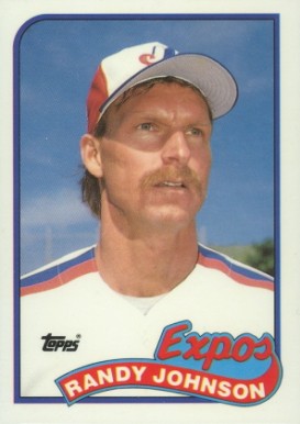 1989 Topps Tiffany Randy Johnson #647 Baseball Card